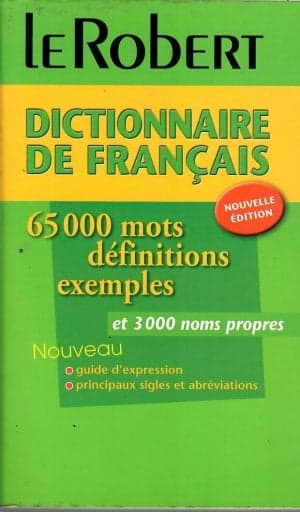 Le Robert, dictionnaire de français