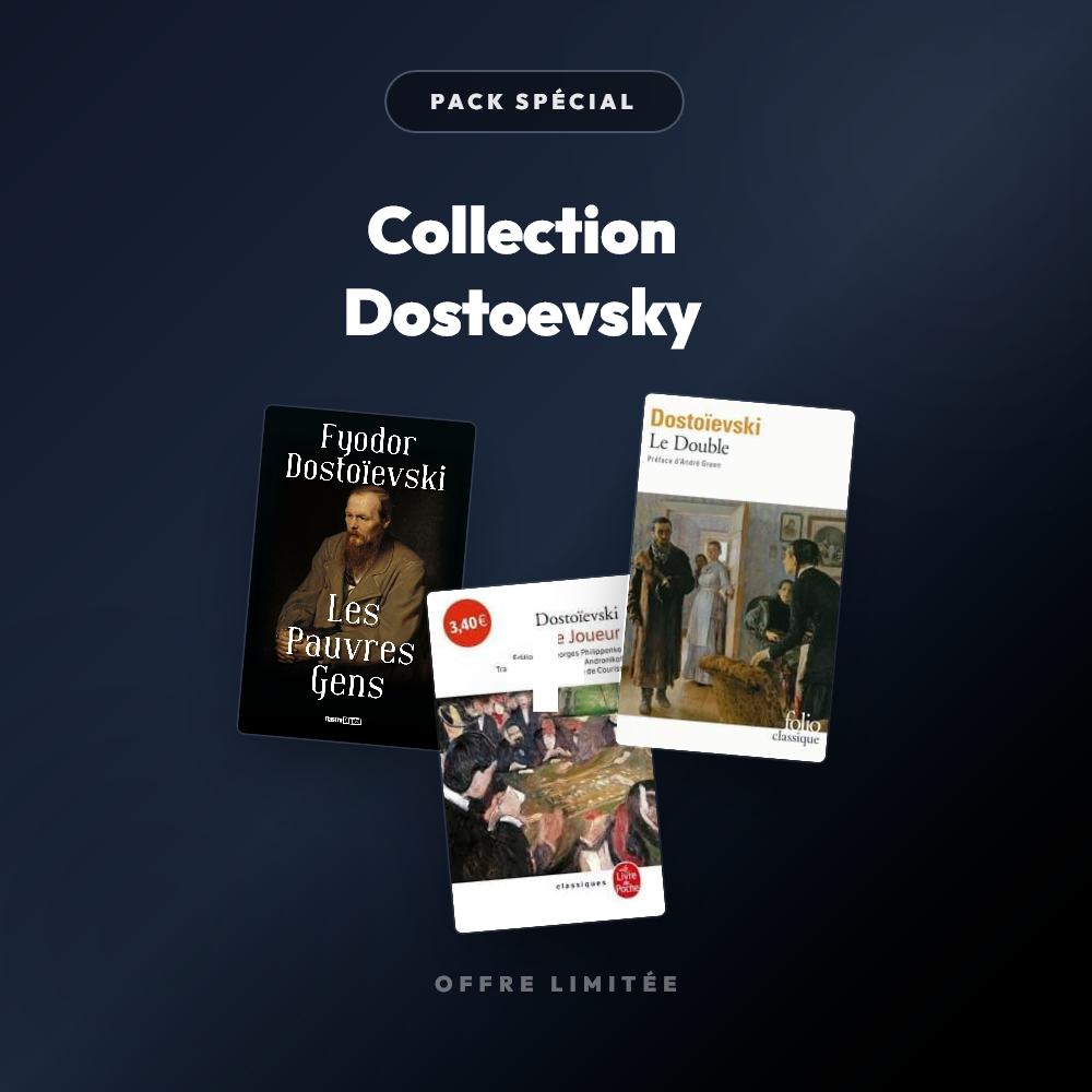 Pack Collection Dostoevsky - Romans Classiques (3 Livres) - Riwaya Selection
