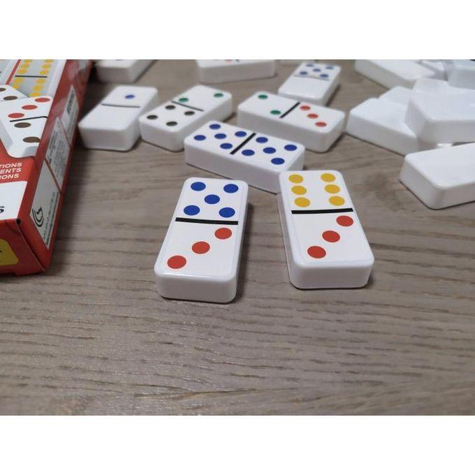 Domino Jeu de dominos double six 28 pièces