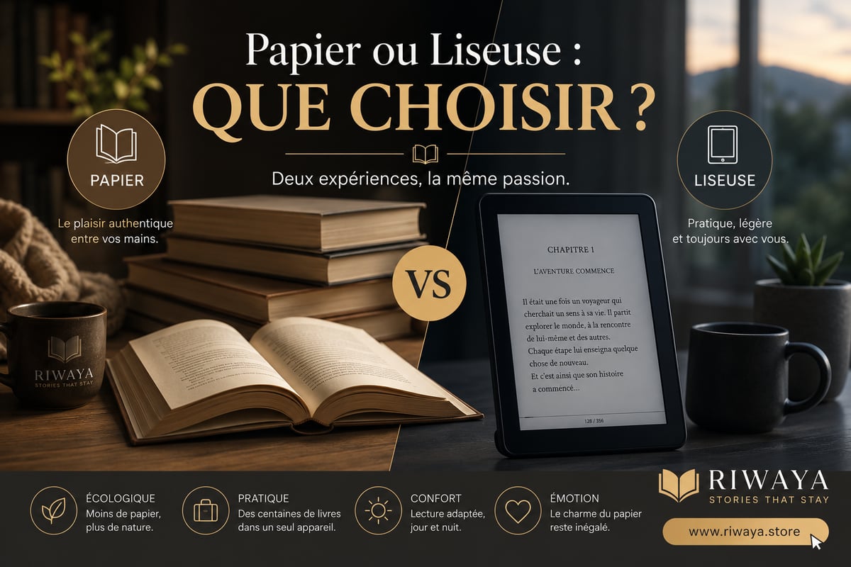 Papier ou liseuse : que choisir ?